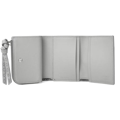 Fendi Trifold Wallet Beekaboo Gray