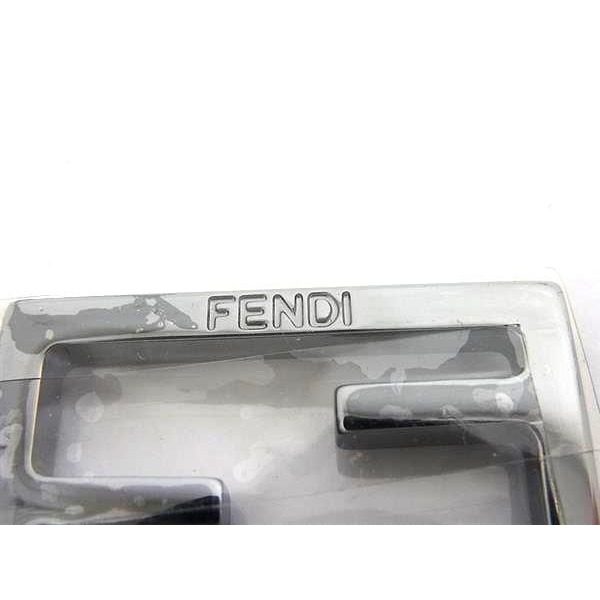 Fendi Key Ring Key Holder Bag Charm Silver — view 3