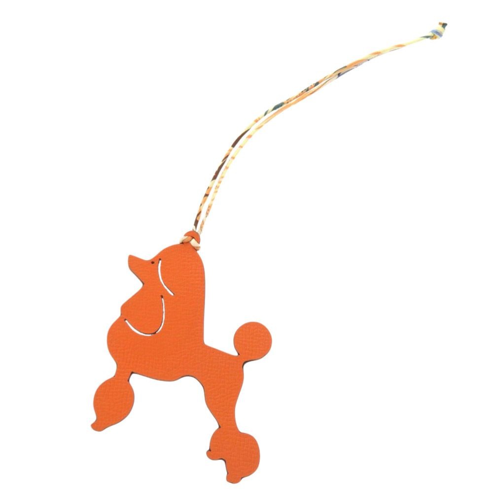 Hermes Petit Ache Toy Dollar Veau Epsom Taurillon Orange Black