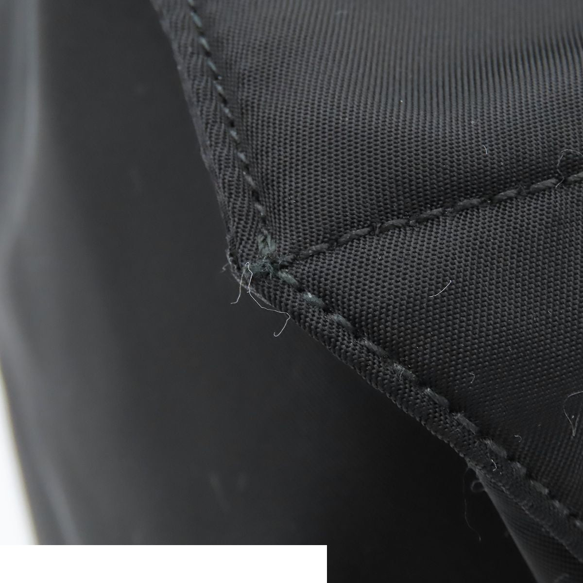 Prada Tote Black Tessuto Saffiano Triangle Logo Nylon 2-Way Shoulder Bag — view 7