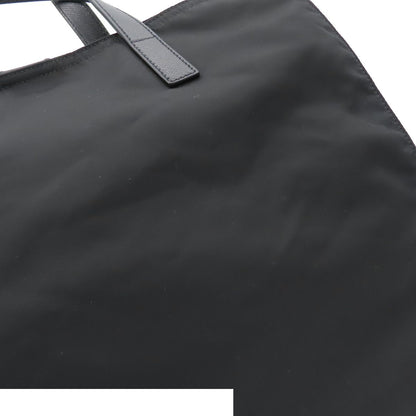 Prada Tote Black Tessuto Saffiano Triangle Logo Nylon 2-Way Shoulder Bag — view 8