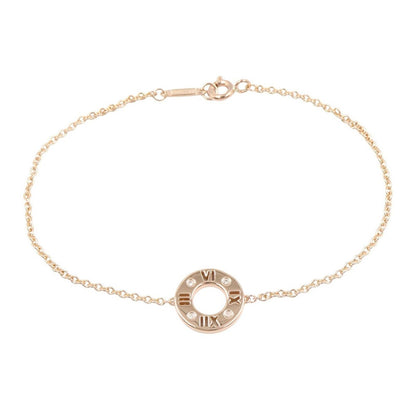 Tiffany & Co Bracelet Atlas Earrings de 18k Pink Gold Diamond
