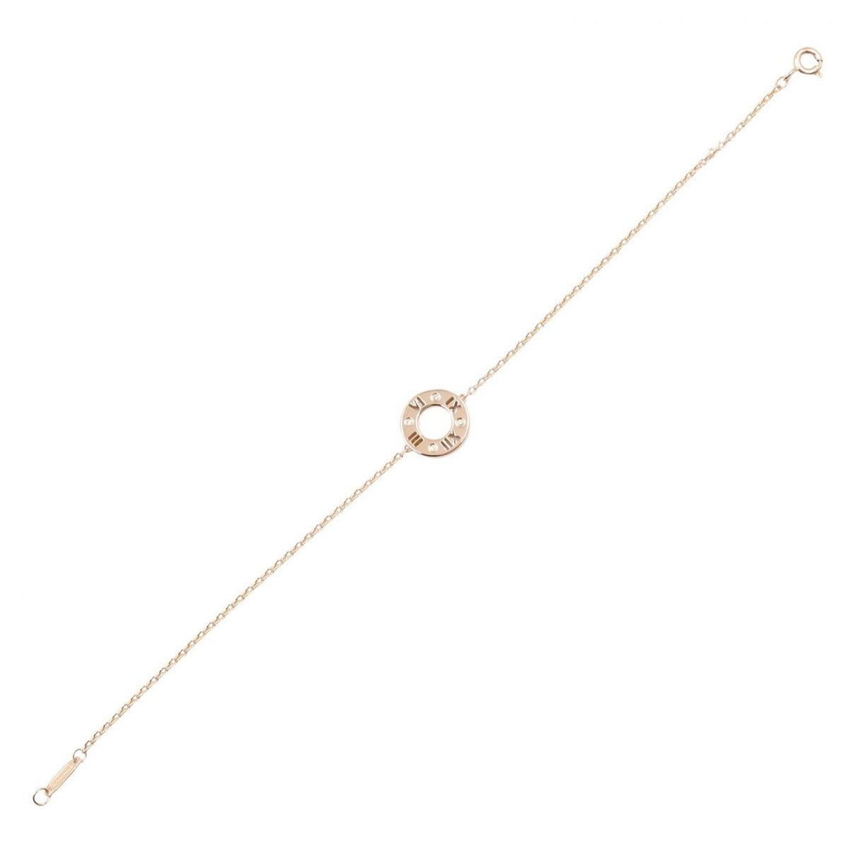 Tiffany & Co Bracelet Atlas Earrings de 18k Pink Gold Diamond — view 3