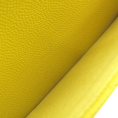 Chanel Chain Wallet Matelasse Caviar Skin Yellow Gold Hardware Yellow Chain