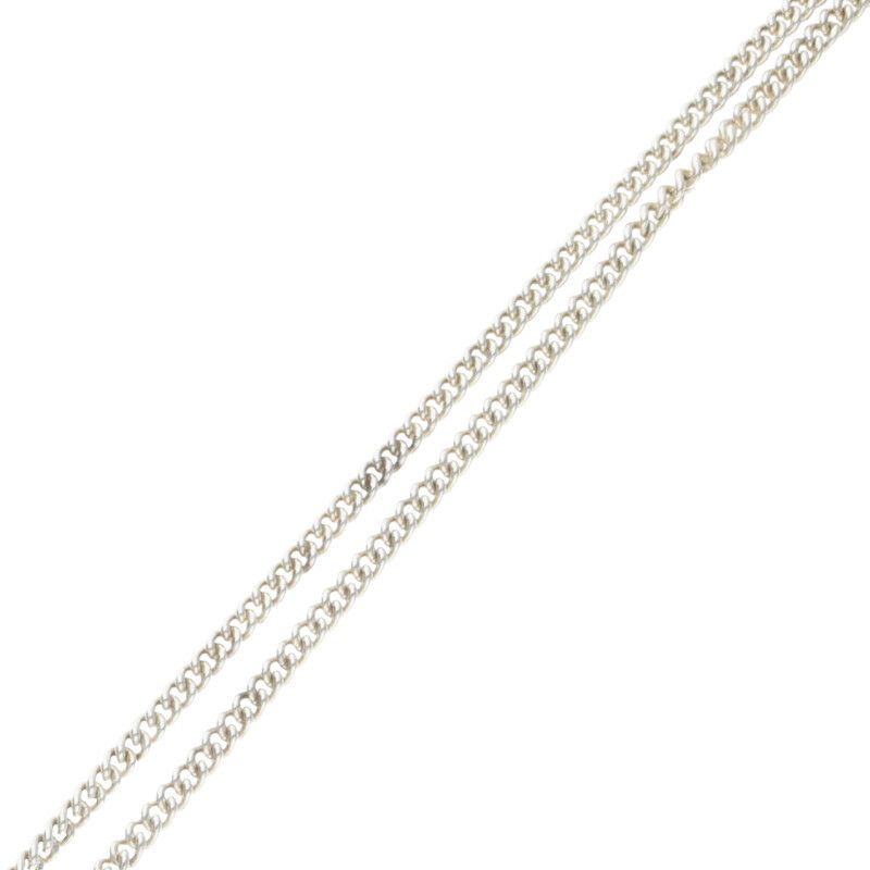 Hermes Horsebit Pendant Necklace Men's Horsebit Silver Necklace