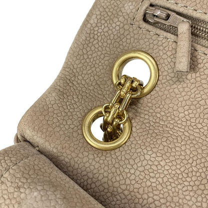 Chanel Shoulder Bag Matelasse /255 Beige Double Flap / Gold Hardware / Mademoise