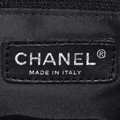 Chanel Paris Biarritz PM Tote Bag Coated Canvas Coco Mark