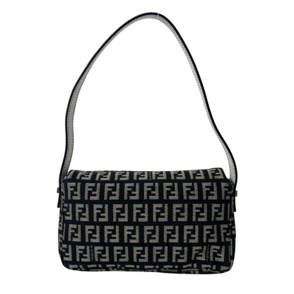 Fendi Zucca Pattern Mini Handbag Canvas Leather — view 2