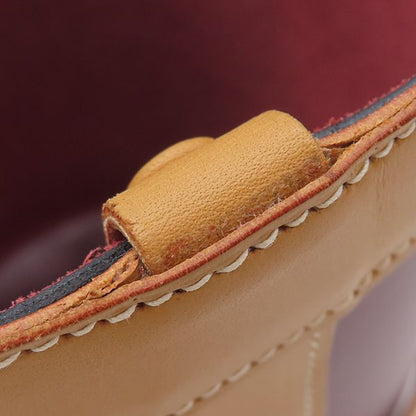 Hermes Handbag Muselière 2 Box Calf Rouge Vif X Natural X Havana Gold Hardware