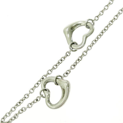 Tiffany & Co Tiffany & Co Silver Elsa Peretti Open Heart 3p Bracelet 2.9g 925