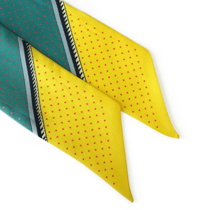 Hermes Twili - Folding Covered Carriage 100% Silk Multicolor - Yellow -