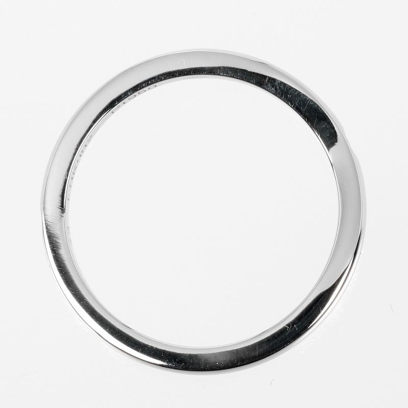 Cartier Ballerina Curve Pt950platinum X 3P Diamonds Size 7 Ladies' 3g Ring