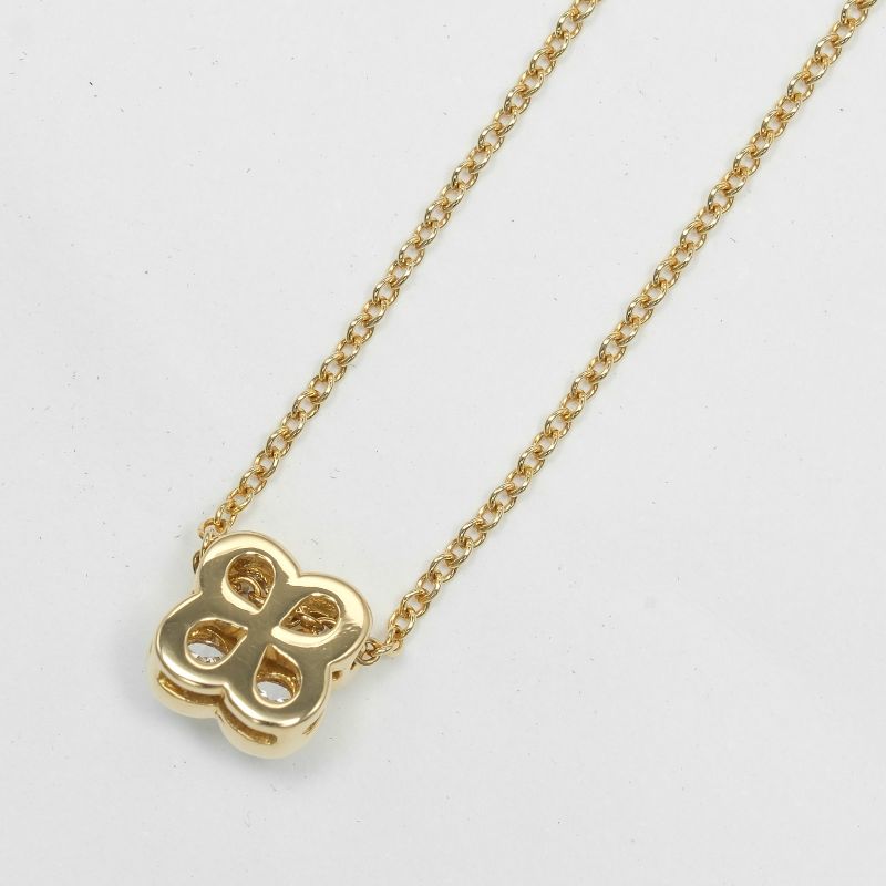 Tiffany & Co Bezel Set 18K Yellow Gold And Diamonds Ladies 2.38g Necklace