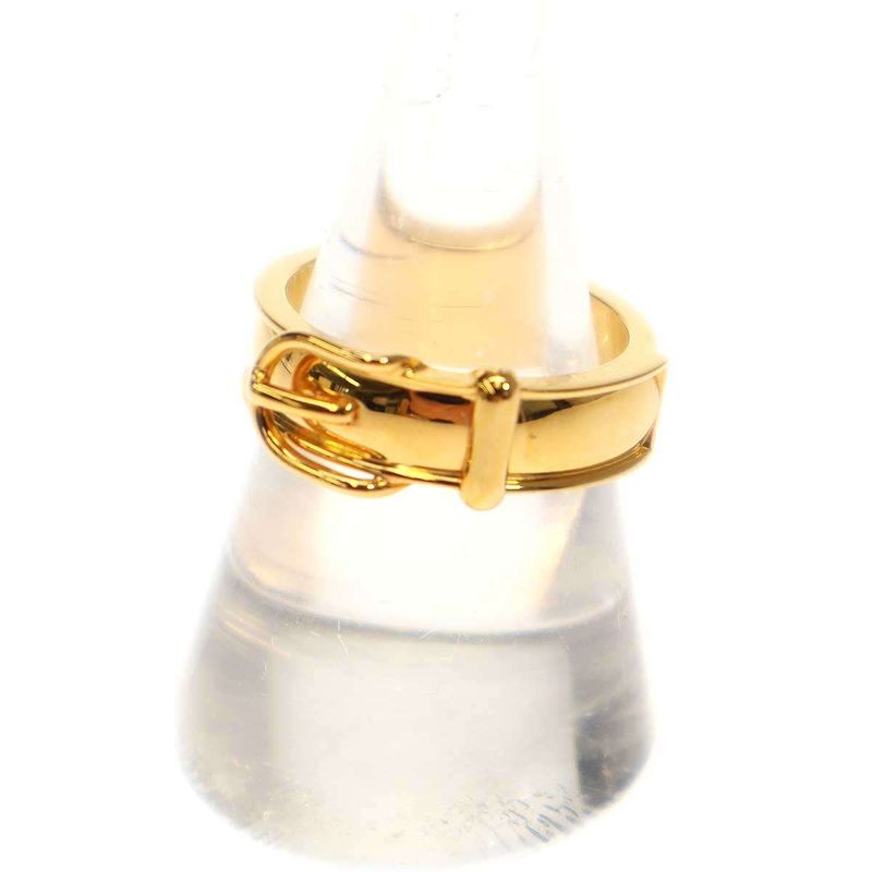 Hermes Bucle Serie Scarf Ring Gold