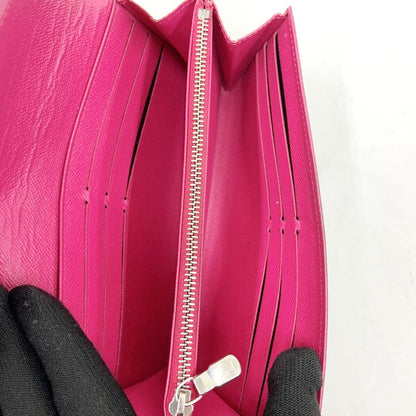 Louis Vuitton Epi Portefeuille Sara Bifold Long Wallet M64322 Black X Pink