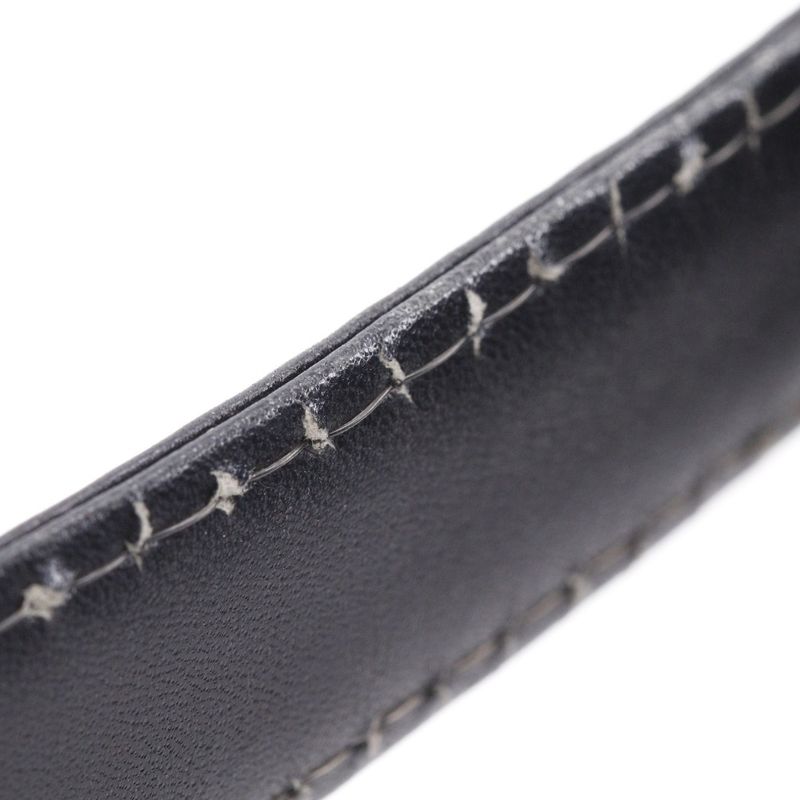 Dior Trotter Vintage Canvas Black Women's Shoulder Bag