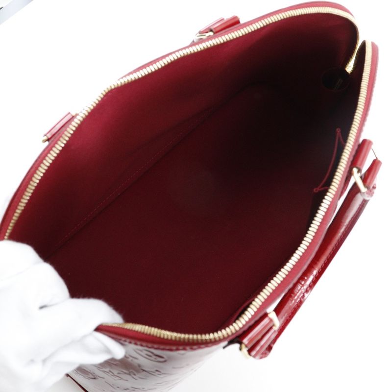 Louis Vuitton Alma GM M93596 Vernis Pomme D'amour Red Mi2079 Ladies Handbag