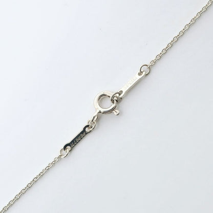 Tiffany & Co Open Heart Elsa Peretti 925 Silver Ladies 2.2g Necklace