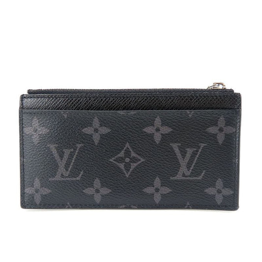 Louis Vuitton Coin Case Coin Card Holder M30271 Taiga Monogram Eclipse Ardoise