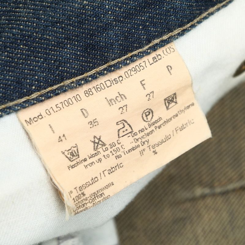 Fendi Vintage Denim Pants Size 27" Tapered Jeans 20240808 Ra0807