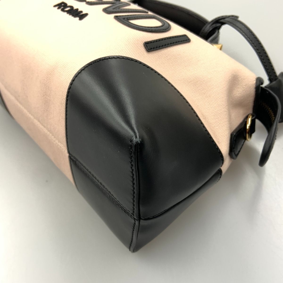 Fendi Vitheway Medium Boston Bag 2way Bag 8bl146 Pink