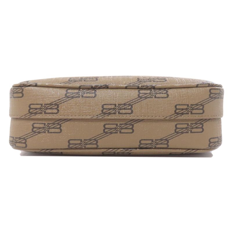 Balenciaga 702701 Logo Shoulder Bag PVC Women