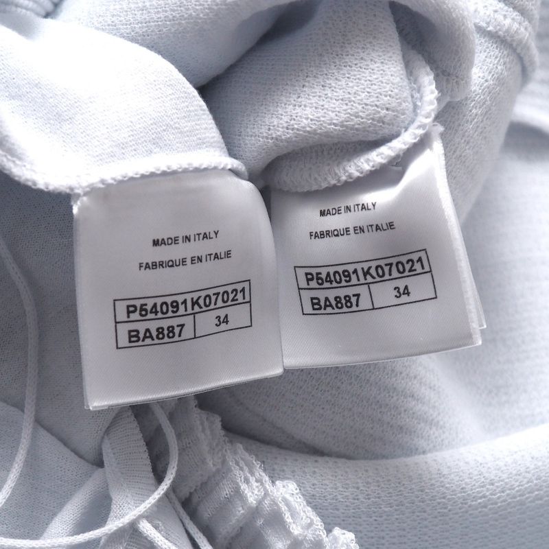 Chanel Dress Size 34 P54 Ruffle Embellishment Knit Sleeveless Dress With