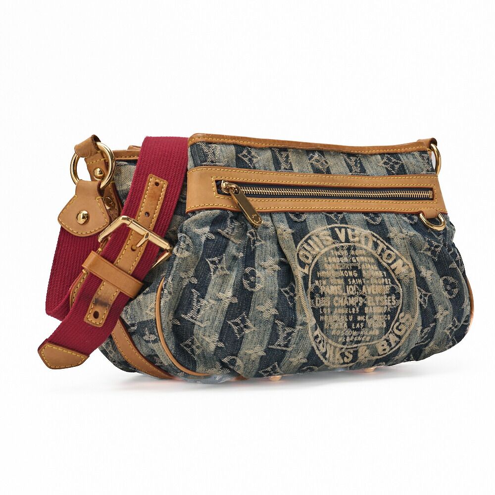 Louis Vuitton Monogram Monogram - Denim Caballaye GM Shoulder Bag Blue (gold