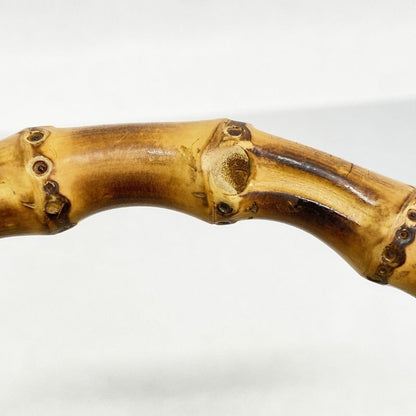 Gucci Handbag Bamboo 323660 Leather Ivory Chien Pan Gold Hardware Women