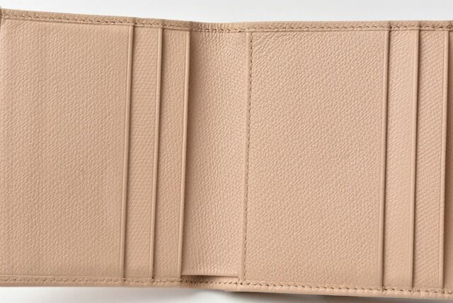 Chanel Foldable Wallet Double Hook Chanel Wallet A20902 Coco Mark Beige