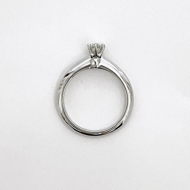 Tiffany & Co Ring Solitaire Diamond Ring JP6 Pt950