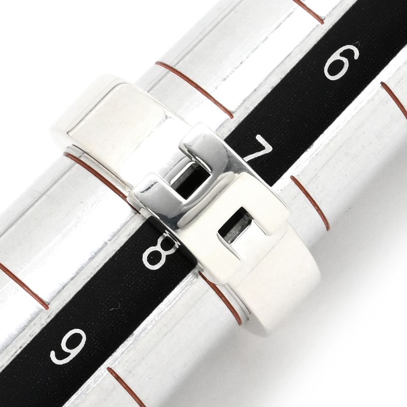 Hermes Ring Hera Cles S Ring Silver 925 Silver #48 (Jp8) Sv925 Ag925 H Motif