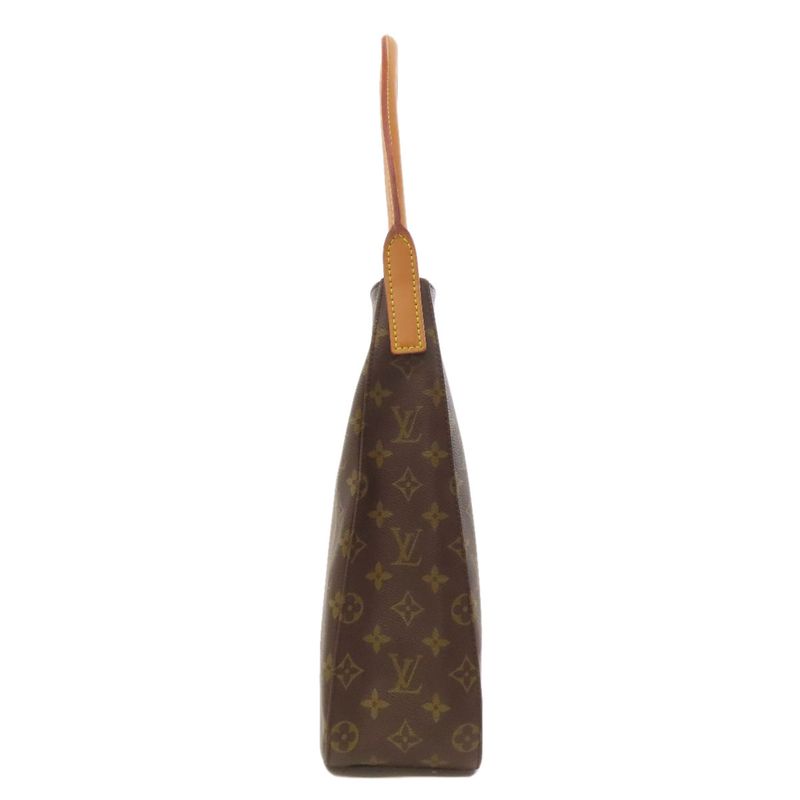 Louis Vuitton M51145 Looping GM Shoulder Bag Monogram Canvas Women