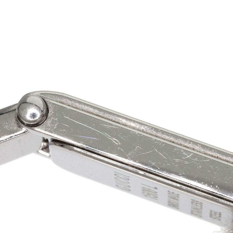 Gucci 1500l Square Face Bangle Watch SS Ladies