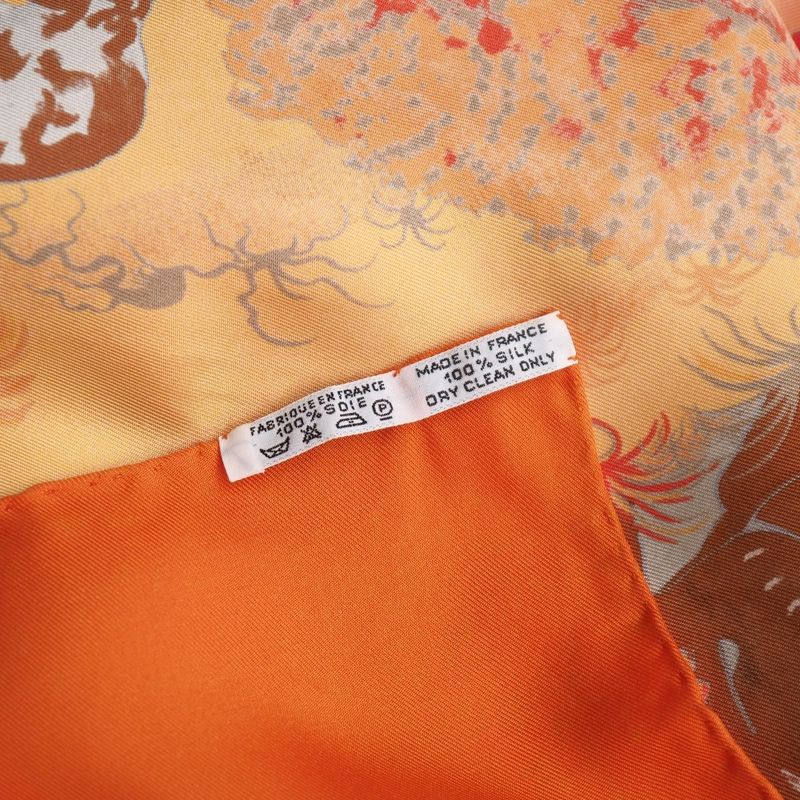 Hermes Nuba Mountain Nuba Mountain Carré 90 Scarf Silk Twill Square French