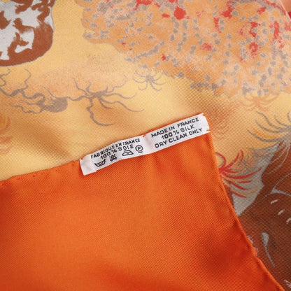 Hermes Nuba Mountain Nuba Mountain Carré 90 Scarf Silk Twill Square French