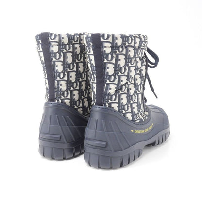 Christian DIOR D-venture Boots Size 36 1 2D Oblique Short Boots Snow Boots