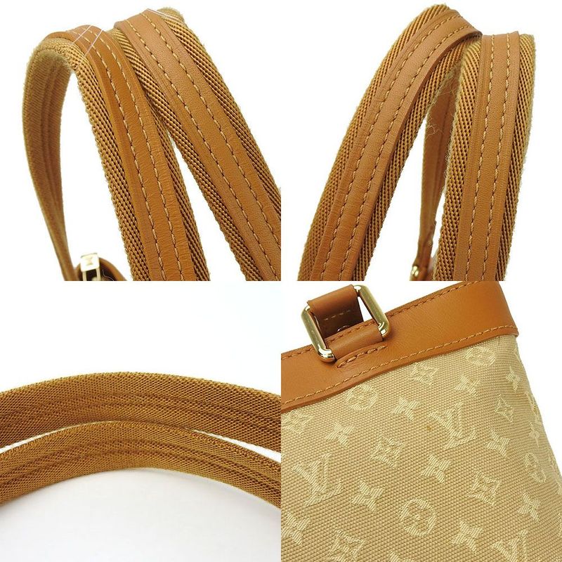 Louis Vuitton Tote Bag Lucille Pmm92684monogram/mini Beigecanvasscuff Leather