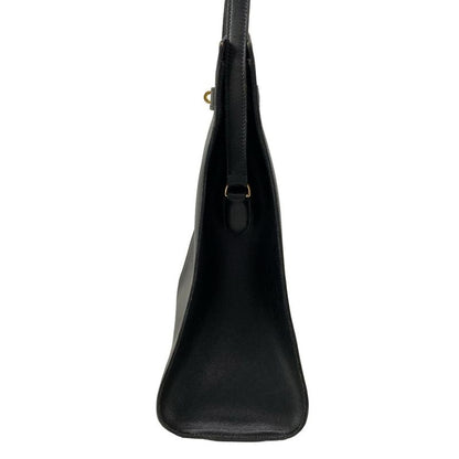 Hermes Kelly Sport GM Black Outside Stitching/gold Hardware