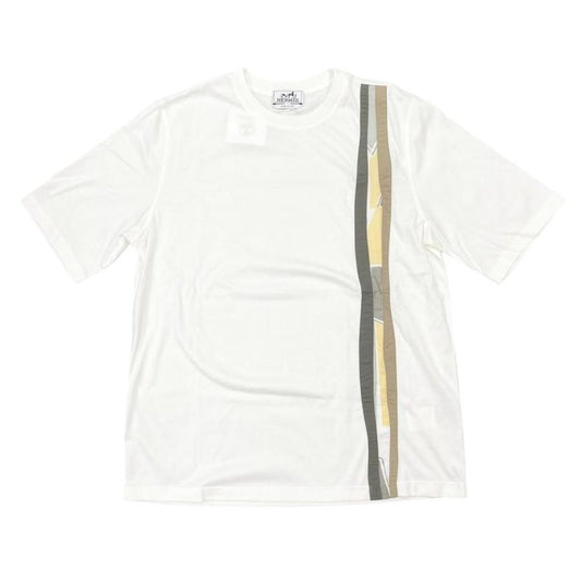 Hermes Short Sleeve T-shirt Onde Corollet H457920ha90la Size S Blanc White