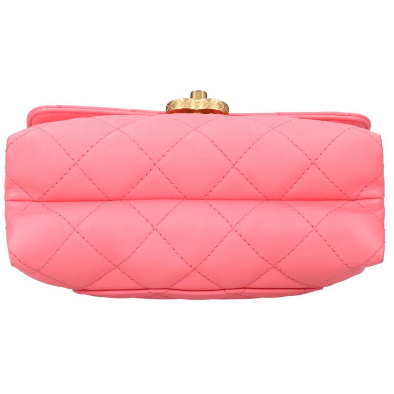 Chanel Matelasse Coco Mark Quilted Chain 2WAY Shoulder Bag Women