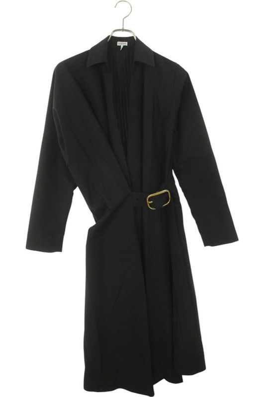 Loewe S540y09xqi Wool Belted Dress Women 34