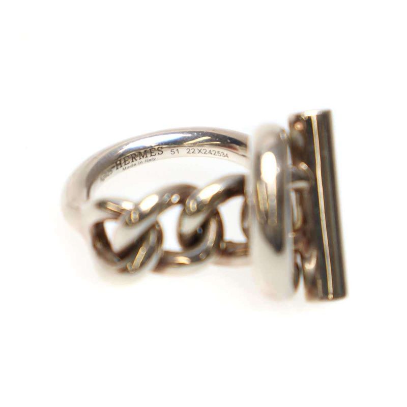 Hermes Croisette GM Ring Silver 51