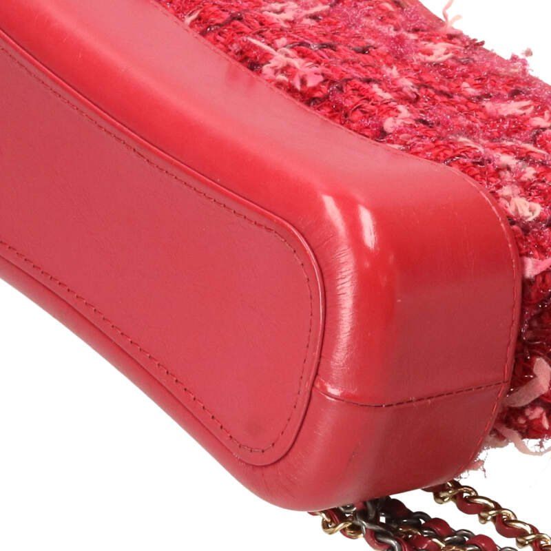 Chanel Gabrielle De Chanel Small Hobo Tweed Calfskin Chain Shoulder Bag Women