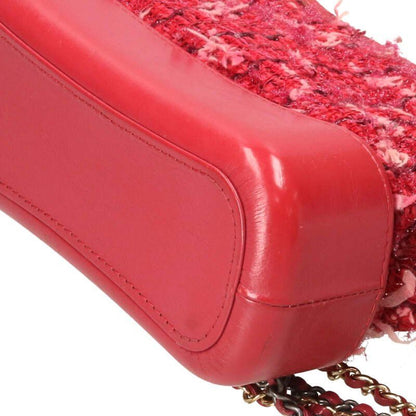 Chanel Gabrielle De Chanel Small Hobo Tweed Calfskin Chain Shoulder Bag Women