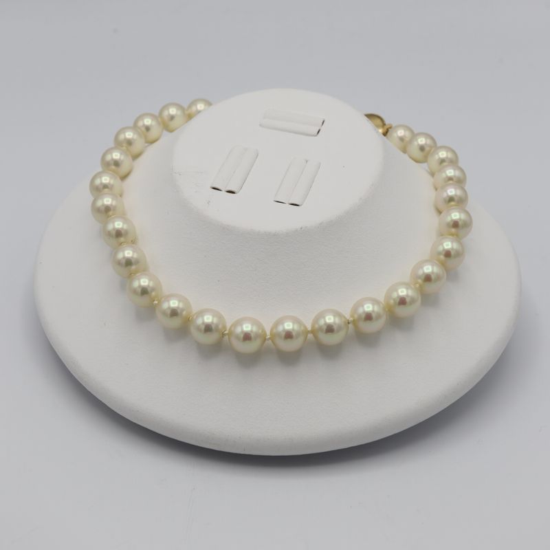 Christian DIOR Necklace Faux Pearl Approx 70.8g Accessories H12365