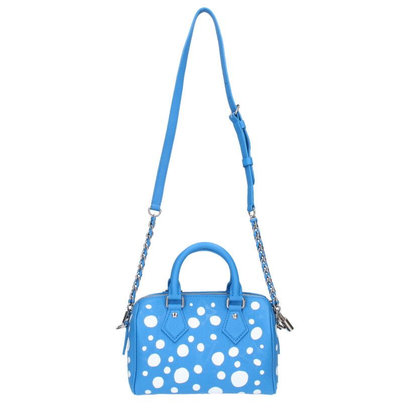 Louis Vuitton × Yayoi Kusama M46425 Speedy Bandoliere 20 Dot Pattern Embossed