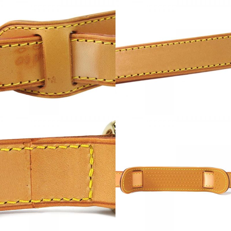 Louis Vuitton Shoulder Strap Nubuck Beige Gold Bandouliere For Hardware Keepall