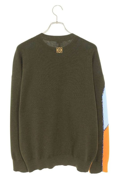 Loewe H526y14kdl Anagram Embroidery Puzzle Sweater Knit Men's S