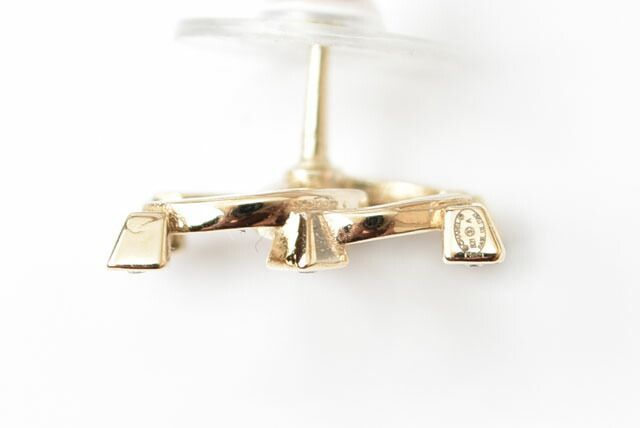 Chanel Earrings Accessories Chanel Earrings CC Rhinestone Gold